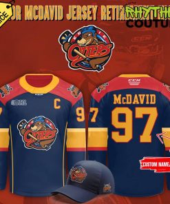 Erie Otters “Connor McDavid Jersey Retirement Night” Hockey Jersey