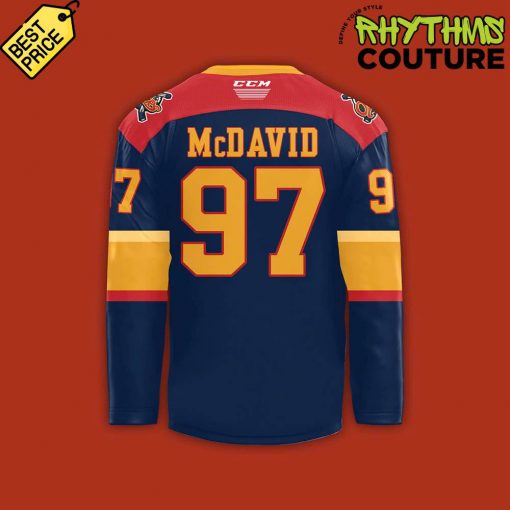 Erie Otters “Connor McDavid Jersey Retirement Night” Hockey Jersey