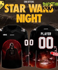 Erie Otters Star Wars Night Hockey Jersey