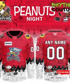 Grand Rapids Griffins 75th Anniversary of Peanuts Hockey Jersey