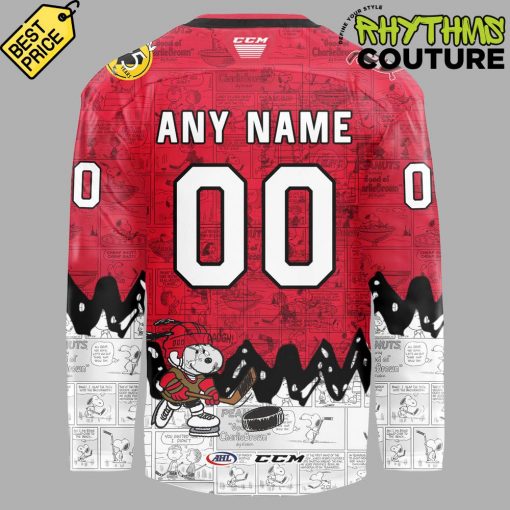 Grand Rapids Griffins 75th Anniversary of Peanuts Hockey Jersey