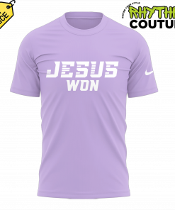 Grand Canyon Beach Volleyball Jesus Won Purple Tee