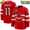 Canada 2025 4 Nations Face-Off Travis Sanheim #6 Red Premium Hockey Jersey