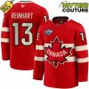 Canada 2025 4 Nations Face-Off Seth Jarvis #24 Red Premium Hockey Jersey