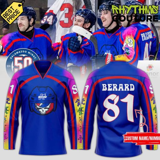 Kalamazoo Wings x Grateful Dead Limited Edition Jersey