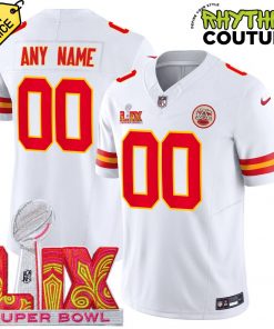 Kansas City Chiefs Super Bowl LIX Limited Edition White Jersey