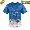 Los Angeles Dodgers 75th Anniversary of Peanuts Jersey