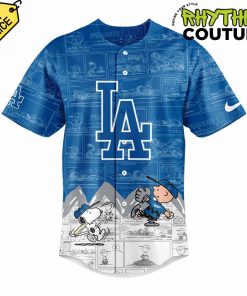 Los Angeles Dodgers 75th Anniversary of Peanuts Jersey