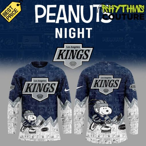 Los Angeles Kings Peanuts Night Special Hockey Jersey