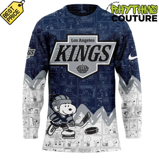 Los Angeles Kings Peanuts Night Special Hockey Jersey