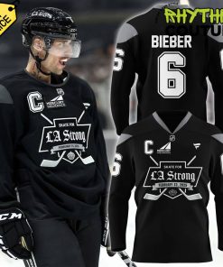 Los Angeles Kings x Justin Bieber Skate For LA Strong Special Hockey Jersey