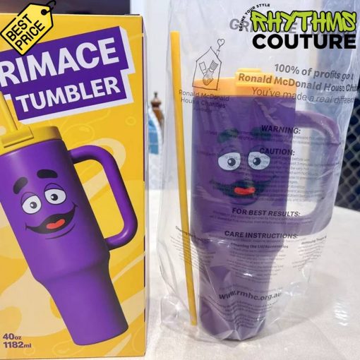 McDonald’s 2025 AU Exclusive Grimace 40oz Tumbler