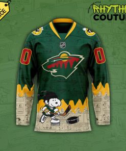 Minnesota Wild 75th Anniversary of Peanuts Jersey