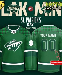 Minnesota Wild St. Patrick’s Day Hockey Jersey