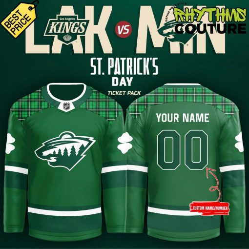 Minnesota Wild St. Patrick’s Day Hockey Jersey