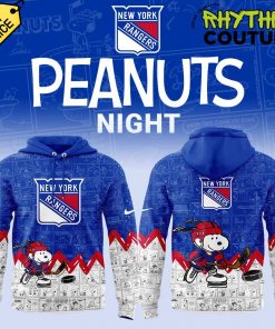 New York Rangers 75th Anniversary of Peanuts Hoodie