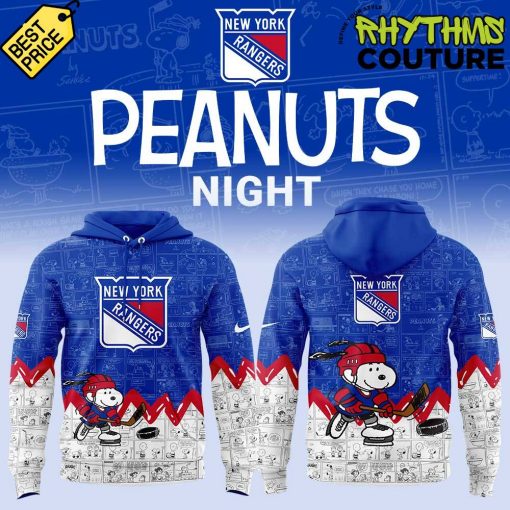 New York Rangers 75th Anniversary of Peanuts Hoodie