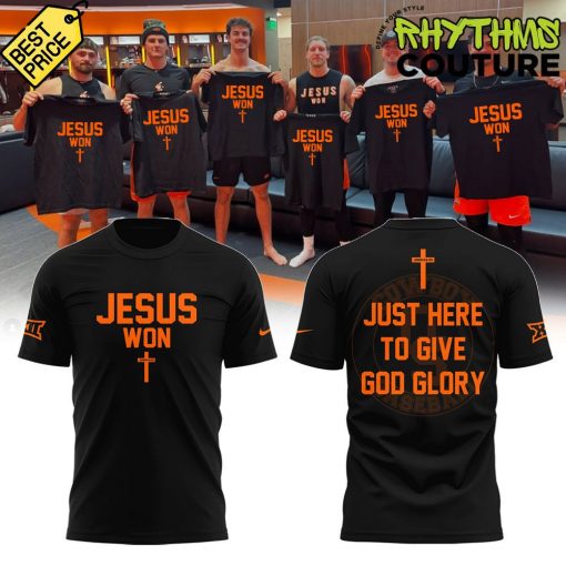 OSU Cowboys Baseball Jesus Won 2025 Tee