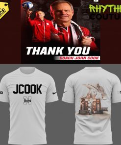 Nebraska Cornhuskers Volleyball 2025 Thank You Coach John Cook Grey Shirt