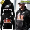 Philadelphia Eagles Super Bowl LIX White Hoodie