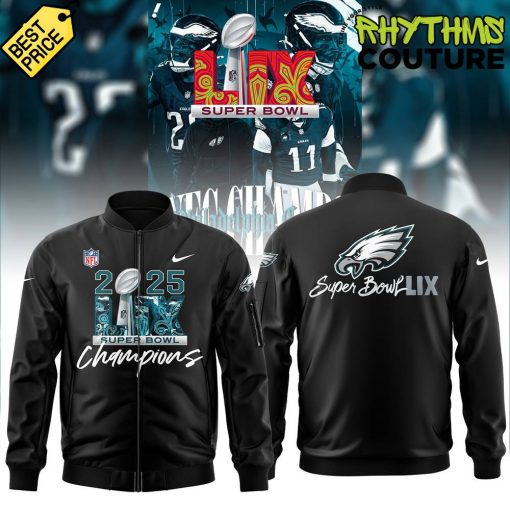 Philadelphia Eagles Super Bowl LIX Champions Limited Edition Bomber Jacket