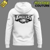 Philadelphia Eagles Super Bowl LIX White Hoodie