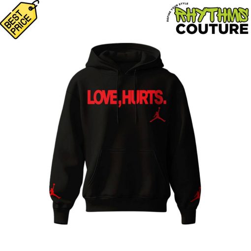 Philadelphia Eagles x Love, Hurts. 2025 Black Hoodie