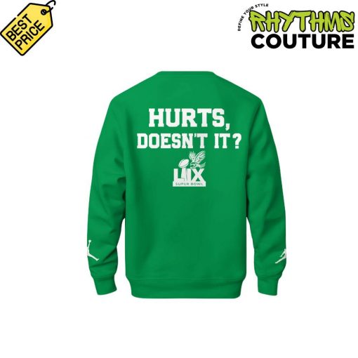 Philadelphia Eagles x Love, Hurts. 2025 Green Sweatshirt