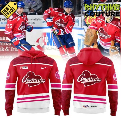 Rochester Americans Red Threads Uniform Limited Edition Hoodie