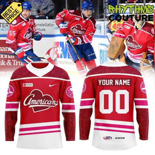 Rochester Americans Red Threads Uniform Limited Edition Jersey