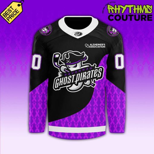 Savannah Ghost Pirates Alzheimer’s Awareness Night Hockey Jersey