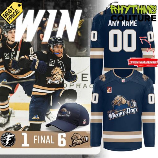 Sioux Falls Stampede Wiener Dogs Night Alternate Game Navy Jersey