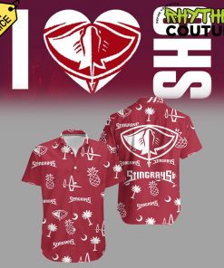 South Carolina Stingrays “I Love CHS Night” Hawaiian Shirt