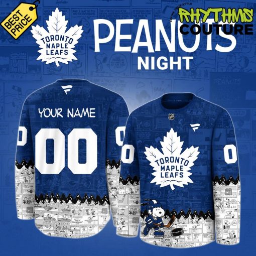 Toronto Maple Leafs 75th Anniversary of Peanuts Hockey Jersey