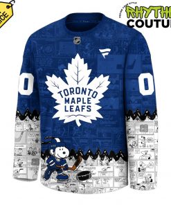 Toronto Maple Leafs 75th Anniversary of Peanuts Hockey Jersey