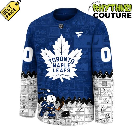 Toronto Maple Leafs 75th Anniversary of Peanuts Hockey Jersey