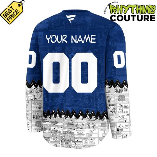 Toronto Maple Leafs 75th Anniversary of Peanuts Hockey Jersey