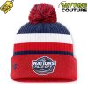 USA Ice Hockey Team 4 Nations FaceOff 2025 Knit Hat