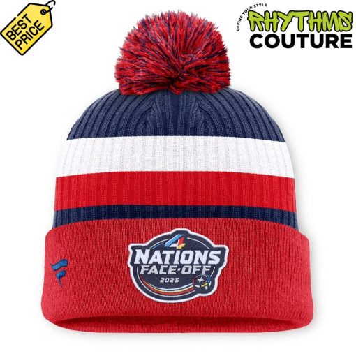 USA Ice Hockey Team 4 Nations Face-Off 2025 Knit Hat