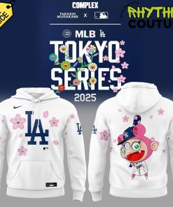 Los Angeles Dodgers Takashi Murakami x MLB World Tour Tokyo Series White Hoodie