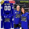 Los Angeles Kings Skate for LA Strong Blue Hockey Jersey