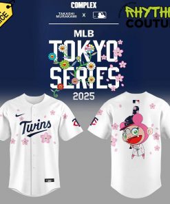 Minnesota Twins Takashi Murakami x MLB World Tour Tokyo Series Baseball Jersey