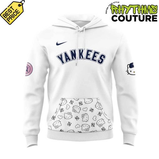 New York Yankees x Hello Kitty Night Game Special White Hoodie