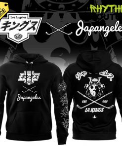 Special New Japangeles x Los Angeles Kings 2025 Black Hoodie