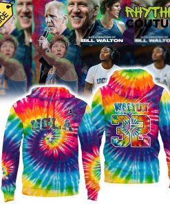 UCLA Honors the Late Bill Walton Hippie Pattern Hoodie