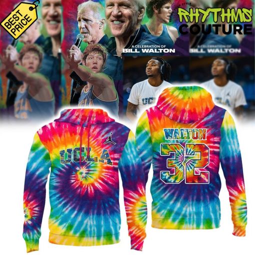 UCLA Honors the Late Bill Walton Hippie Pattern Hoodie