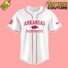 Arkansas Razorbacks First to 40 Limited Edition White Baseball Jersey