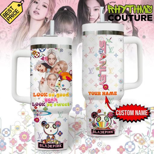 Blackpink x LV Personalized Tumbler 40oz with Handle