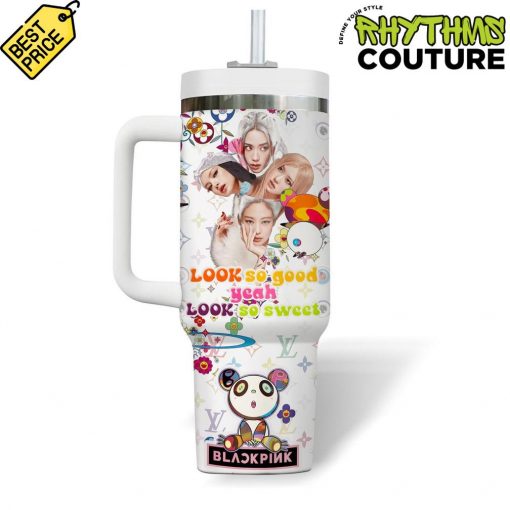 Blackpink x LV Personalized Tumbler 40oz with Handle