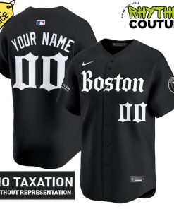Boston Red Sox Retro Newspaper Edition “No Taxtation Without Representation” Baseball Jersey